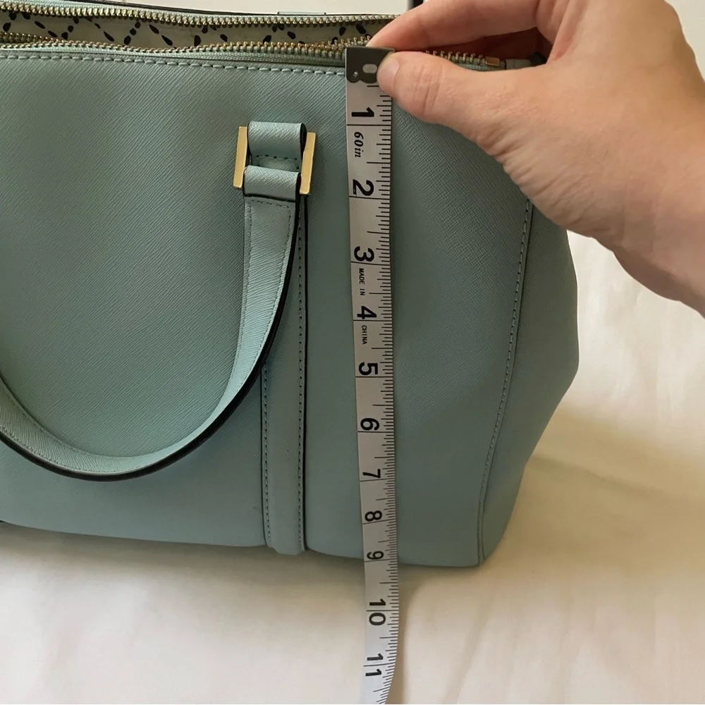Kate Spade genuine leather mint blue handbag